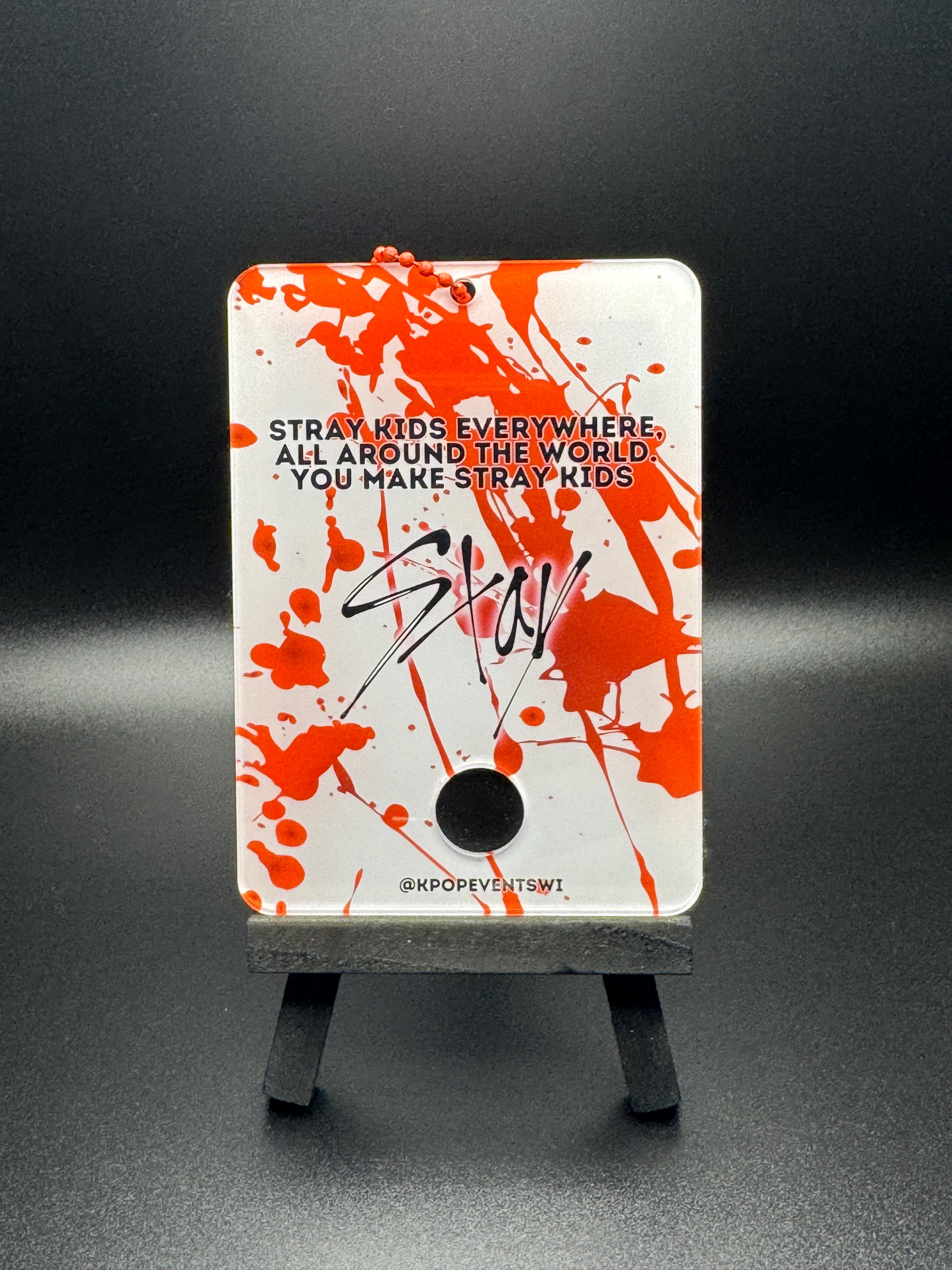 Inspired by Stray Kids White Acrylic PC Holder