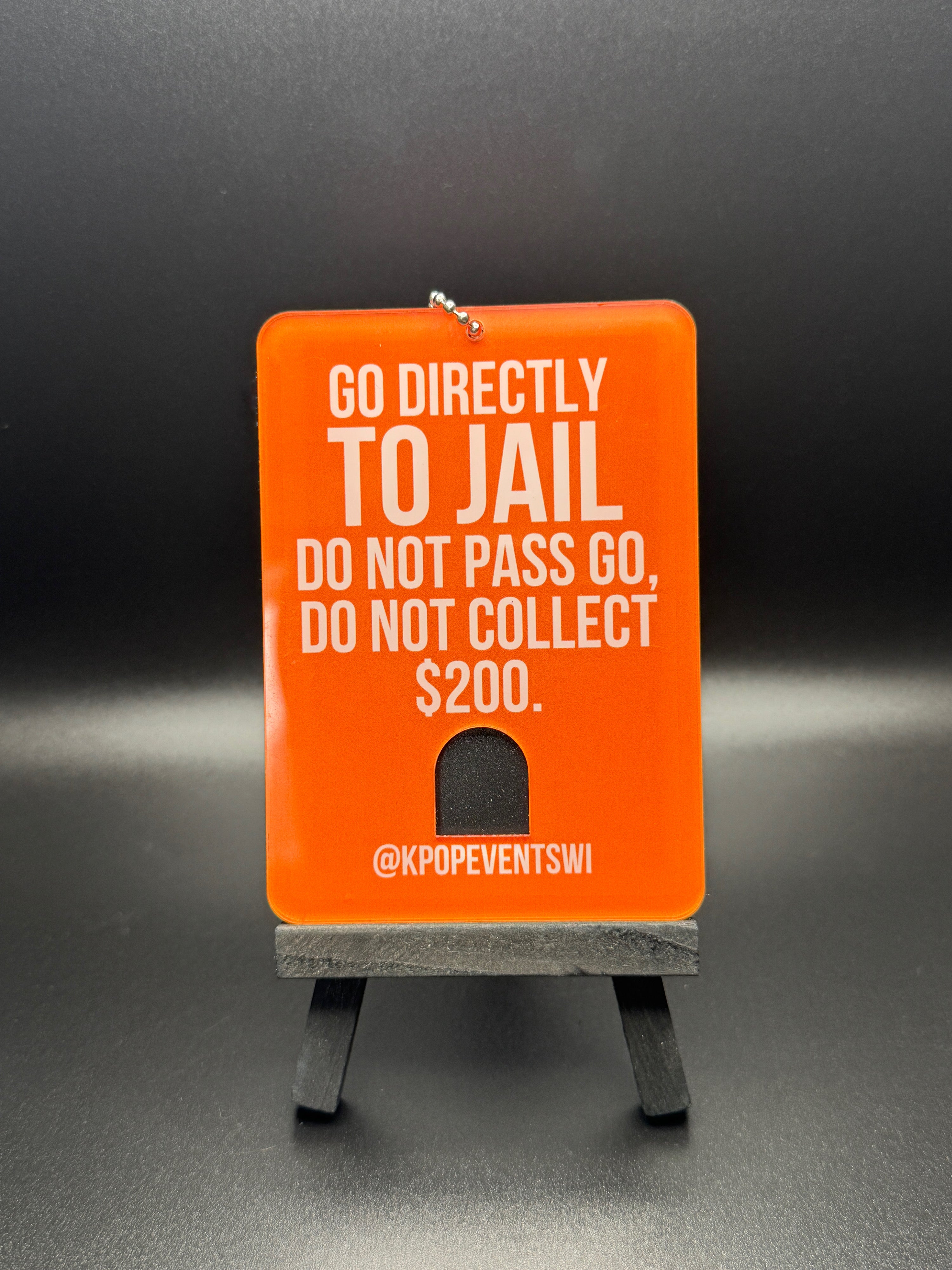 Jail. Acrylic Photocard Holder