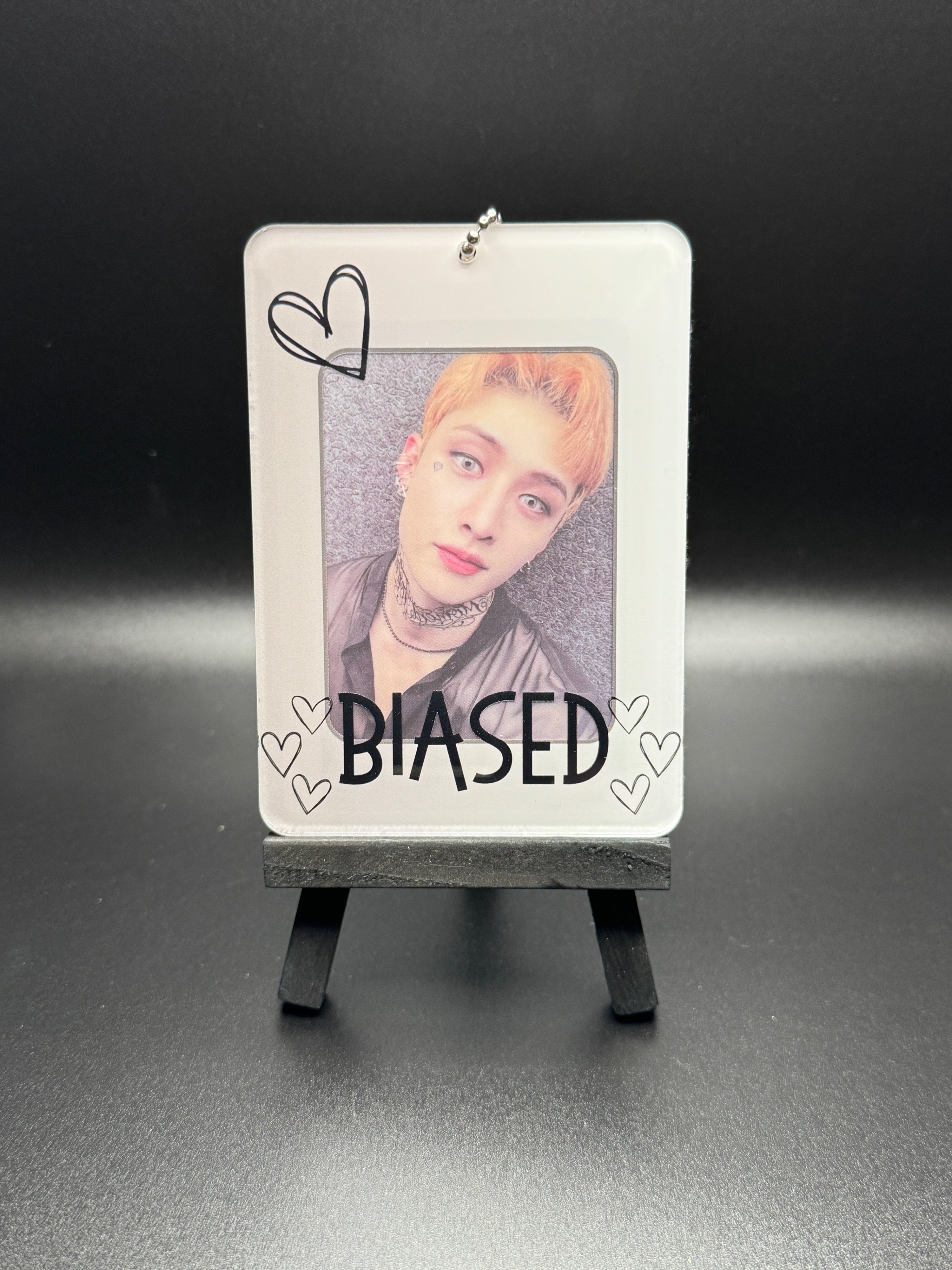 Black and White Biased Acrylic Photocard Holder
