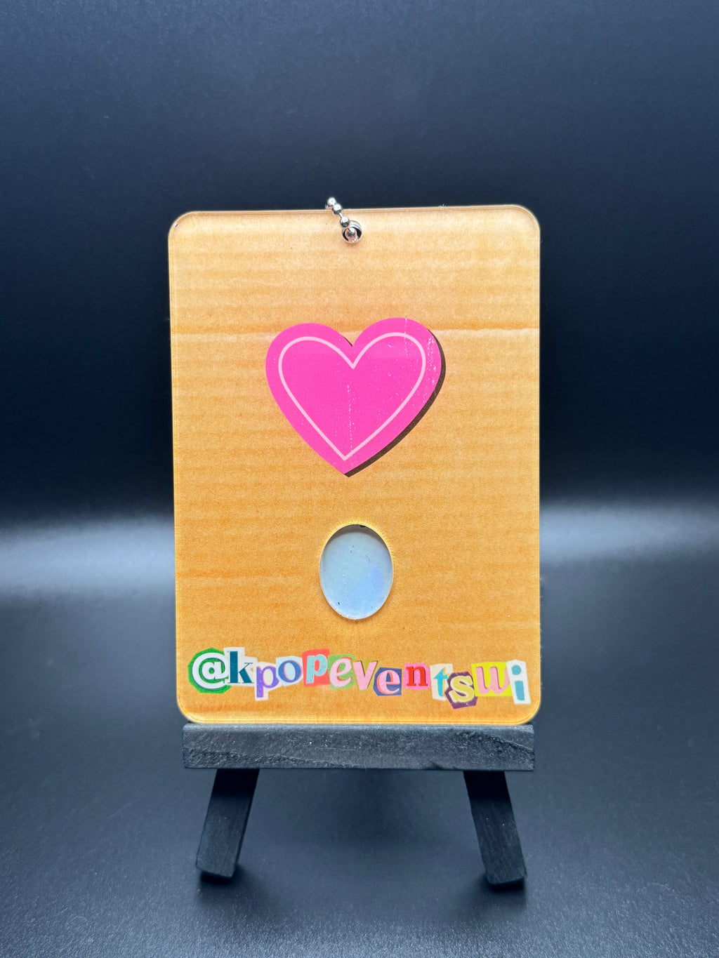 Emotional Support Cardboard Acrylic Photocard Holder