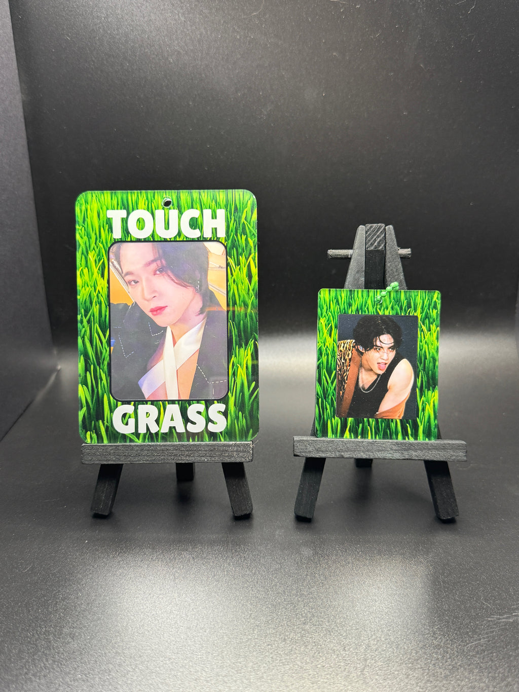Tiny Touch Grass Acrylic Photocard Holder