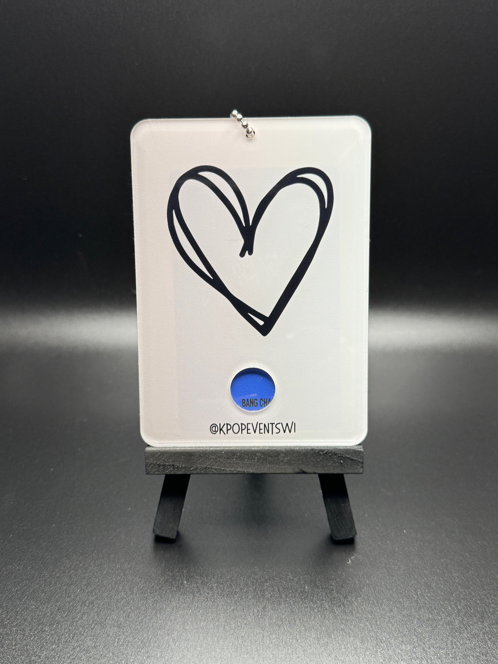 Black and White Biased Acrylic Photocard Holder