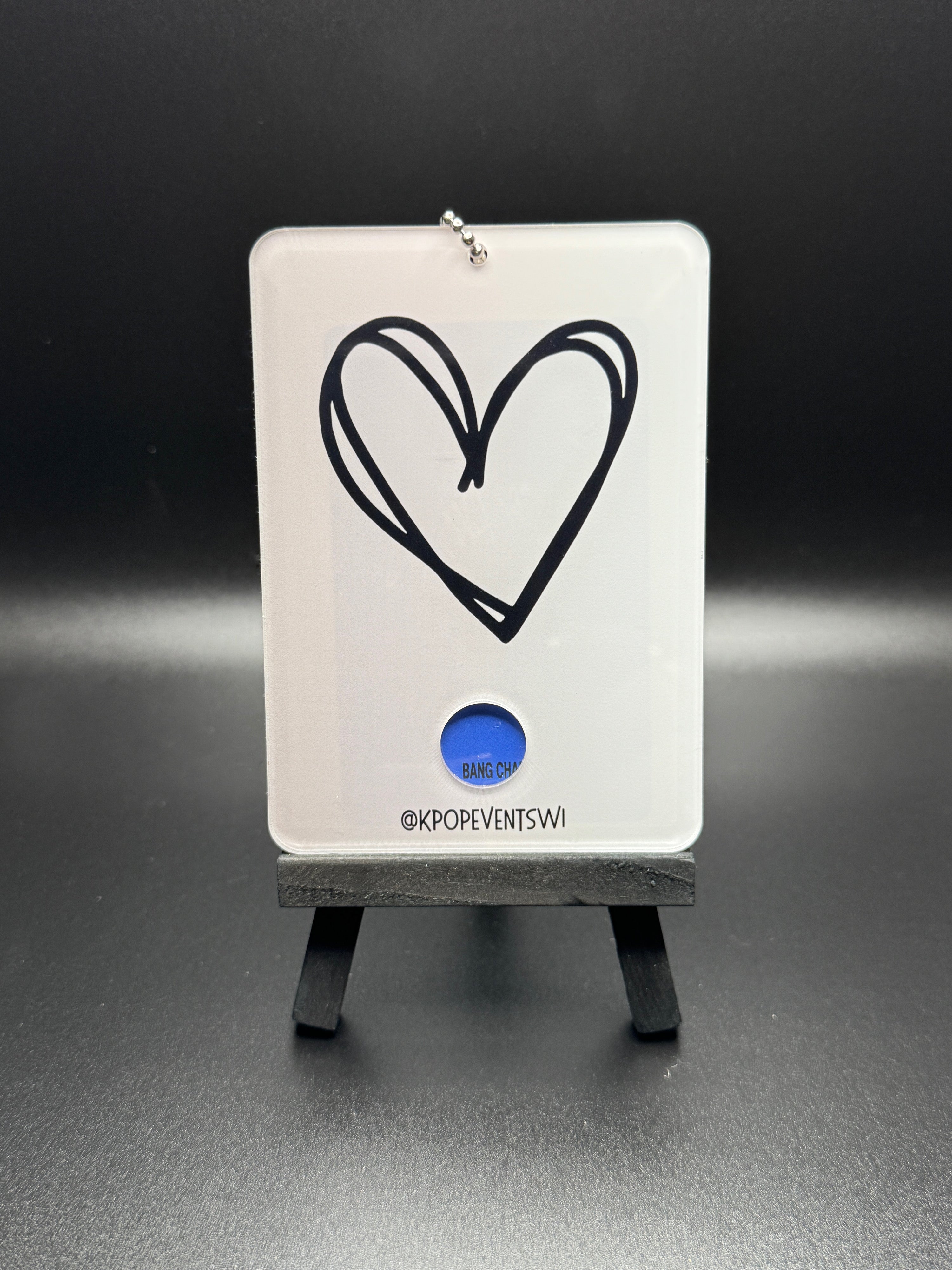 Black and White Biased Acrylic Photocard Holder