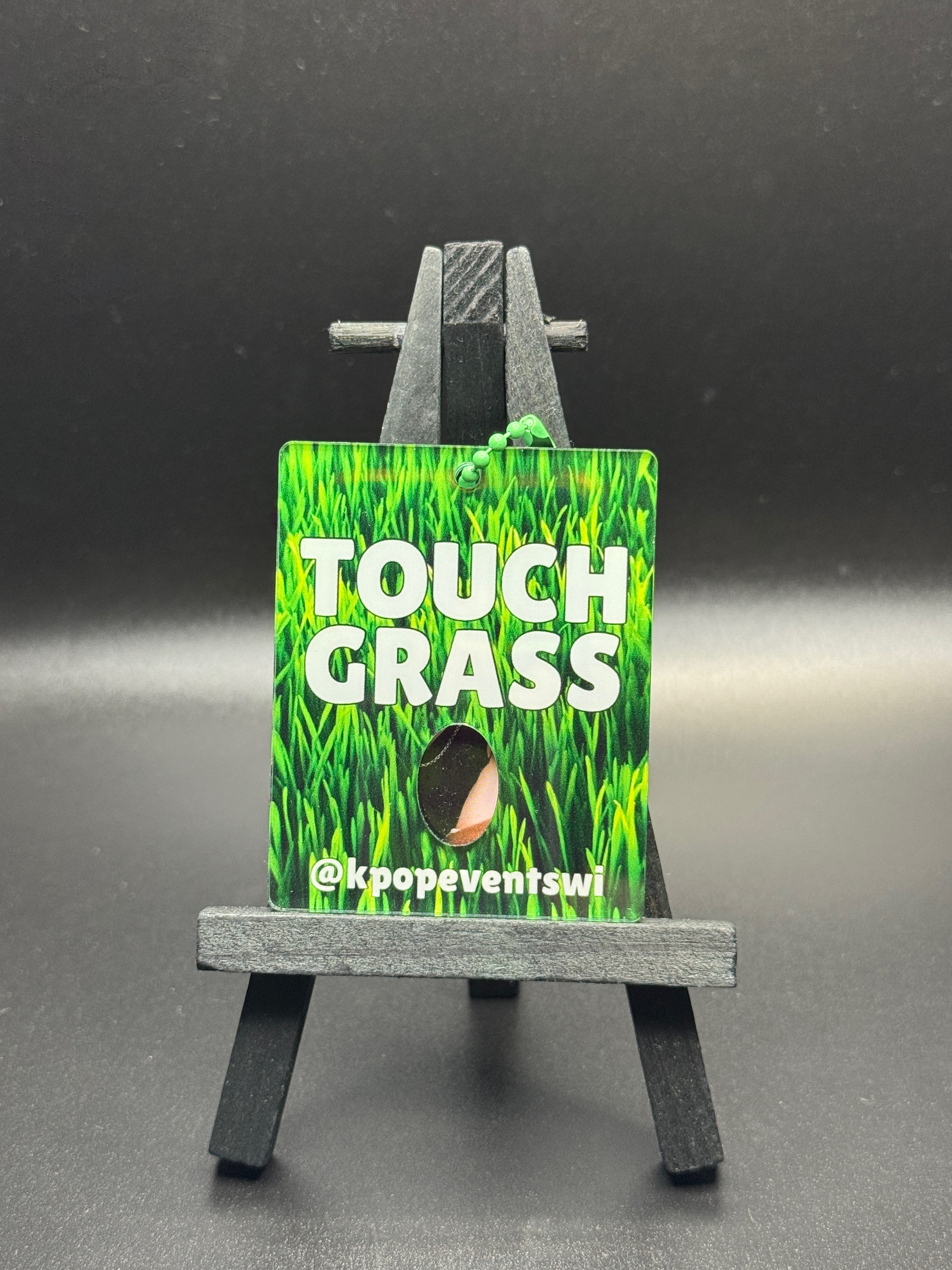 Tiny Touch Grass Acrylic Photocard Holder