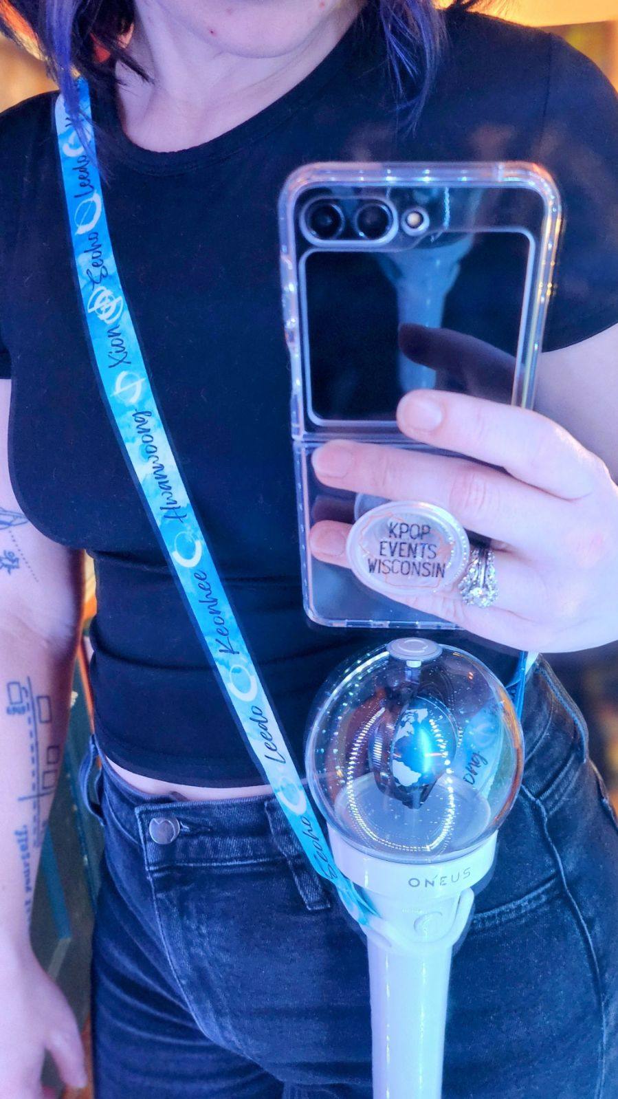 Inspried by Oneus Lightstick Lanyard