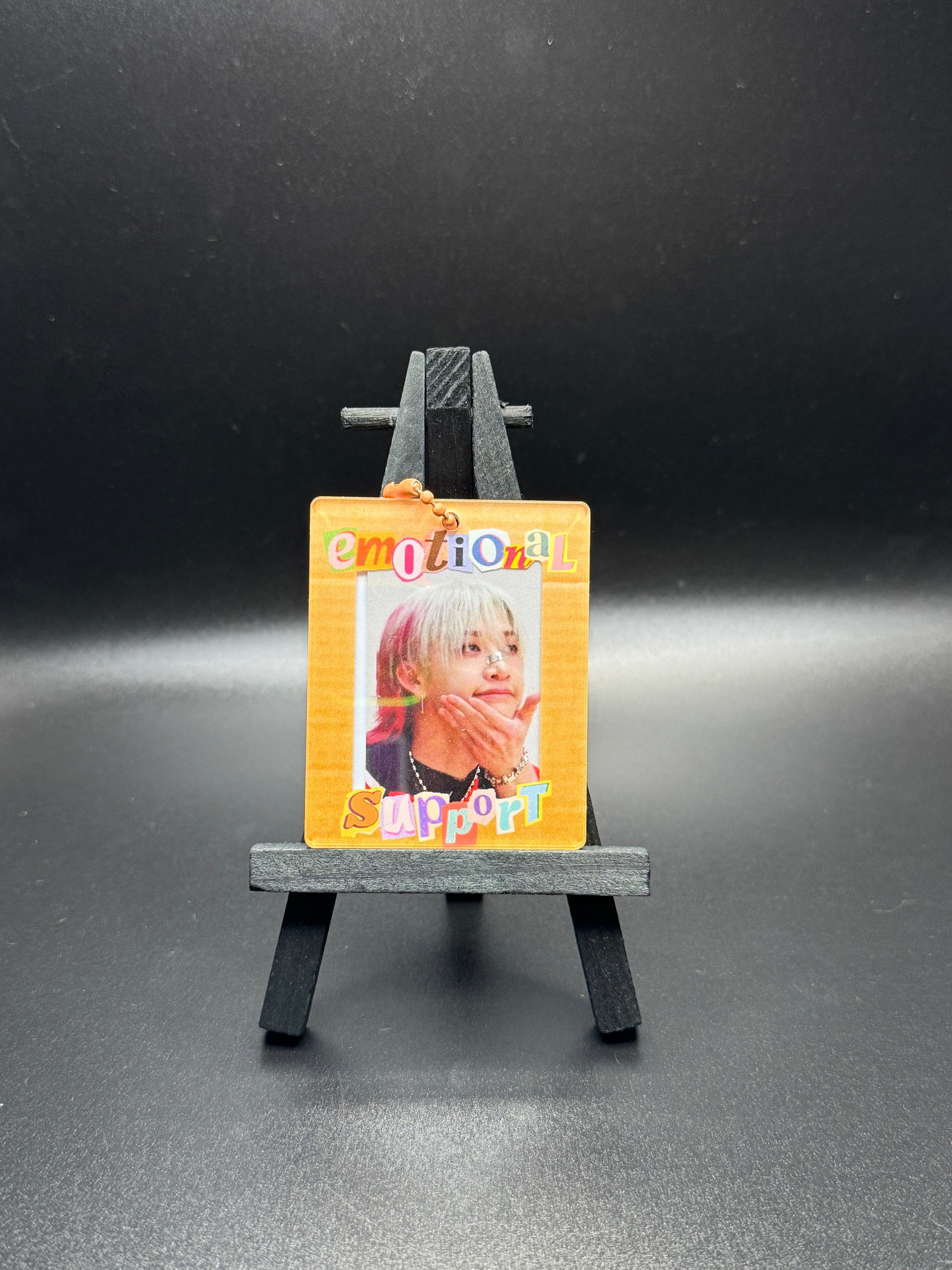 Tiny Emotional Support Acrylic Photocard Holder