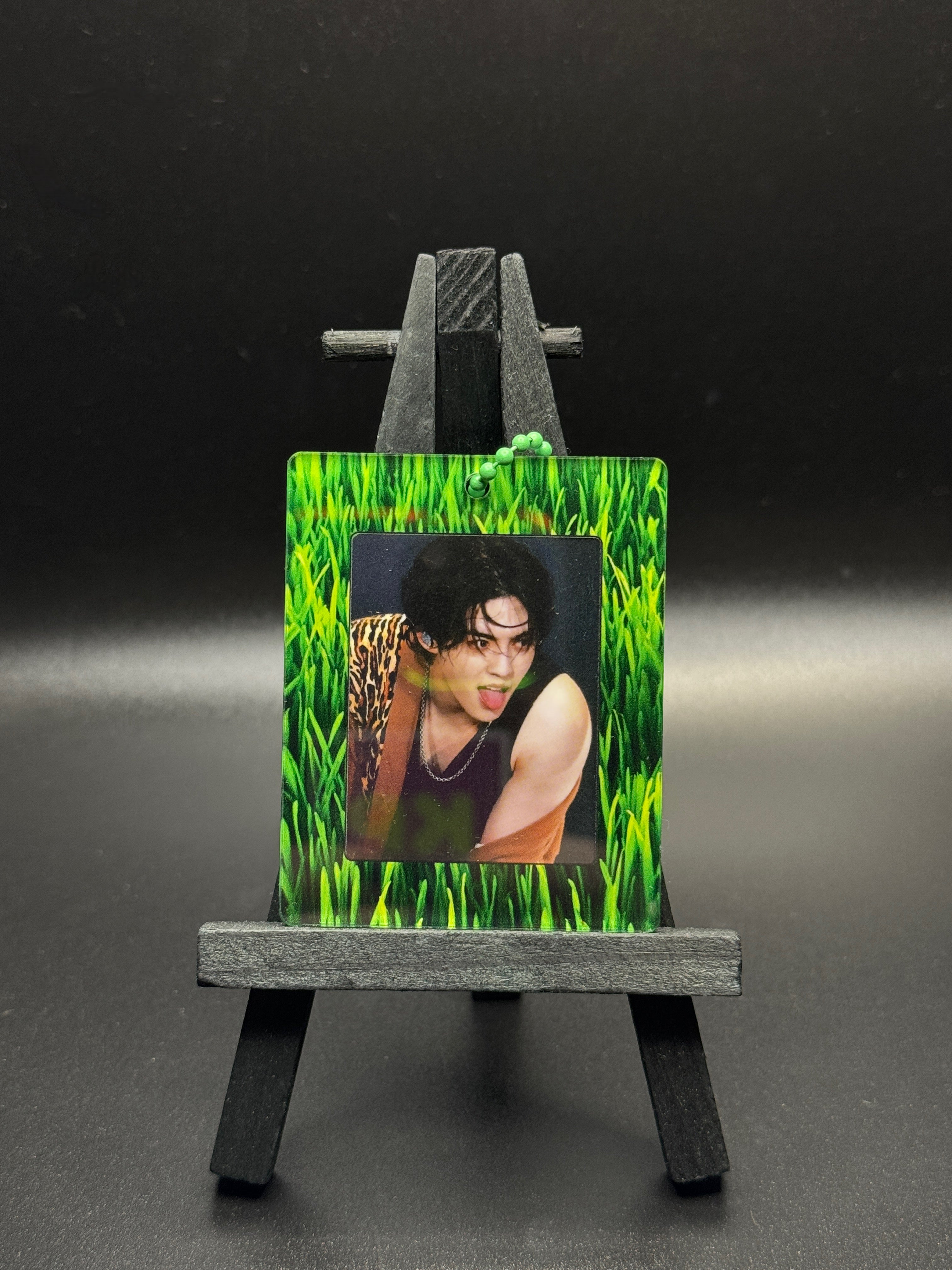 Tiny Touch Grass Acrylic Photocard Holder