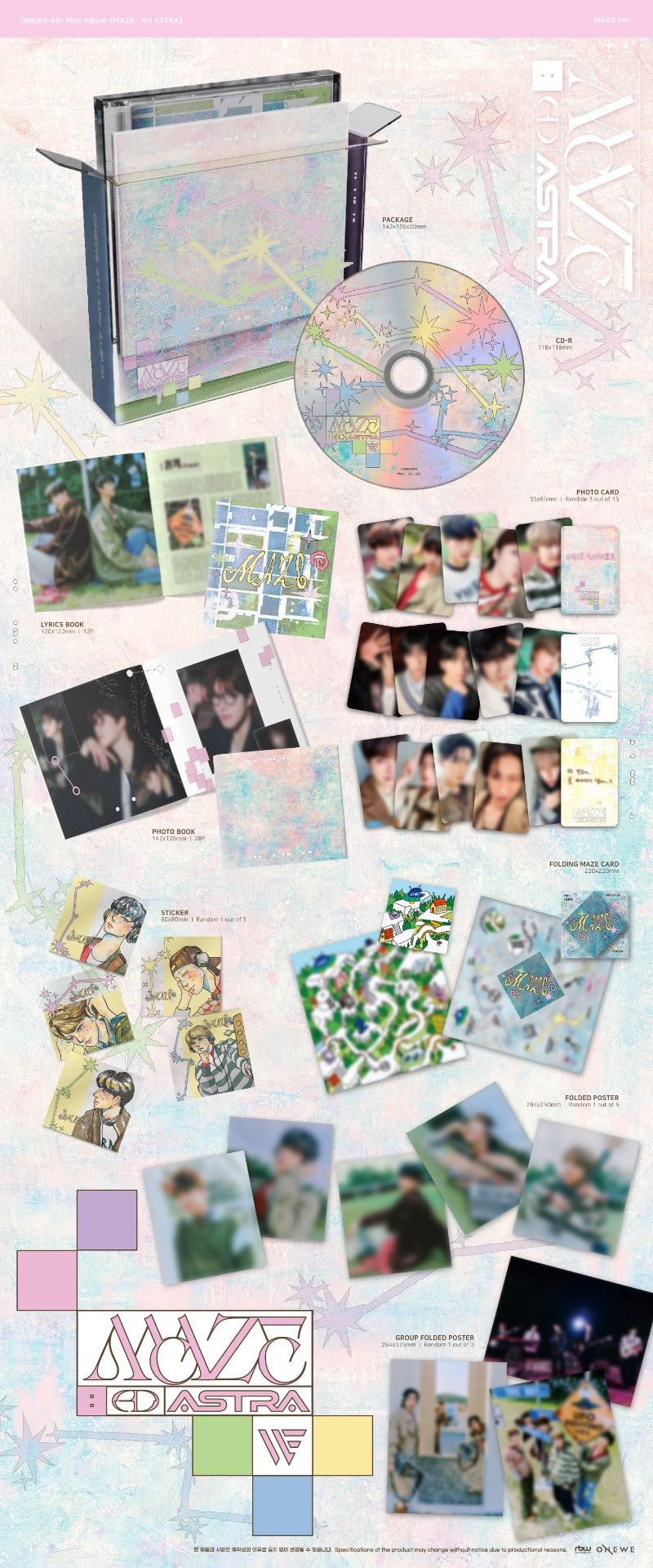 Onewe 4th Mini Album [Maze: Ad Astra] (Maze Ver)